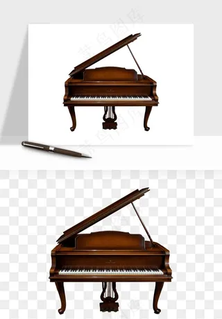 钢琴乐器琴键png免抠