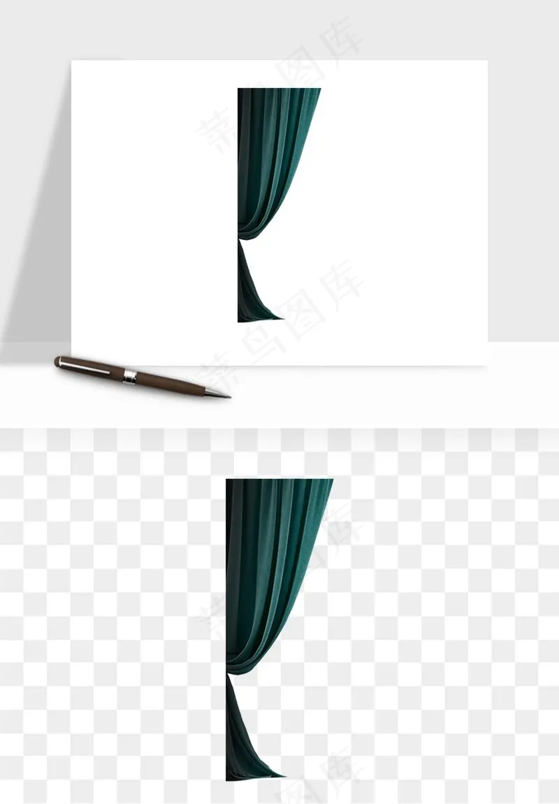 窗帘幕布帷幕png免抠