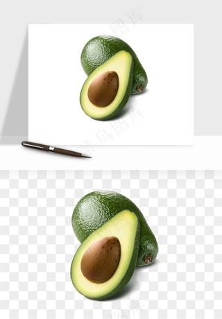 牛油果水果png免抠