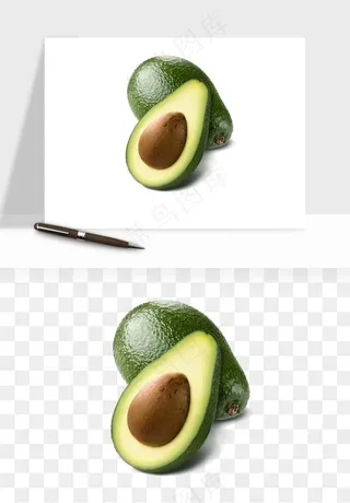 牛油果水果png免抠