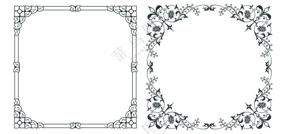 欧式花纹边框 (9)