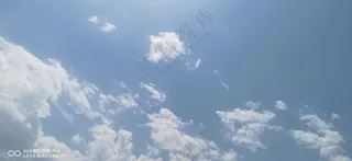 蓝天白云，自然