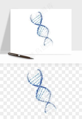 细胞水分子DNA精华成分png免抠