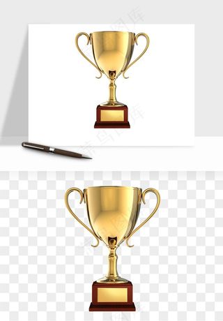 荣誉奖杯冠军金奖png免抠
