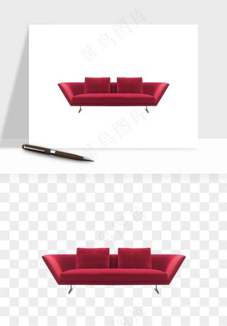 现代沙发家具png免抠