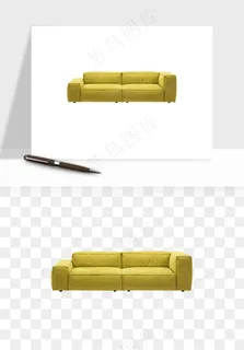 现代沙发家具png免抠