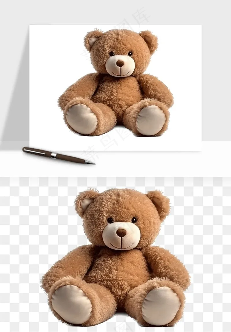 泰迪熊玩具熊png免抠