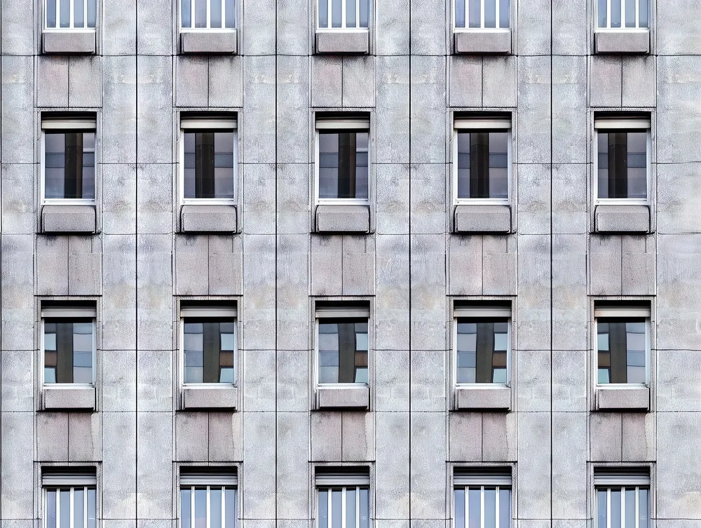 四方连续无缝年代建筑立面贴图