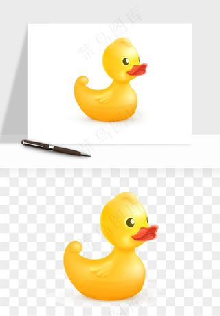小黄鸭png免抠