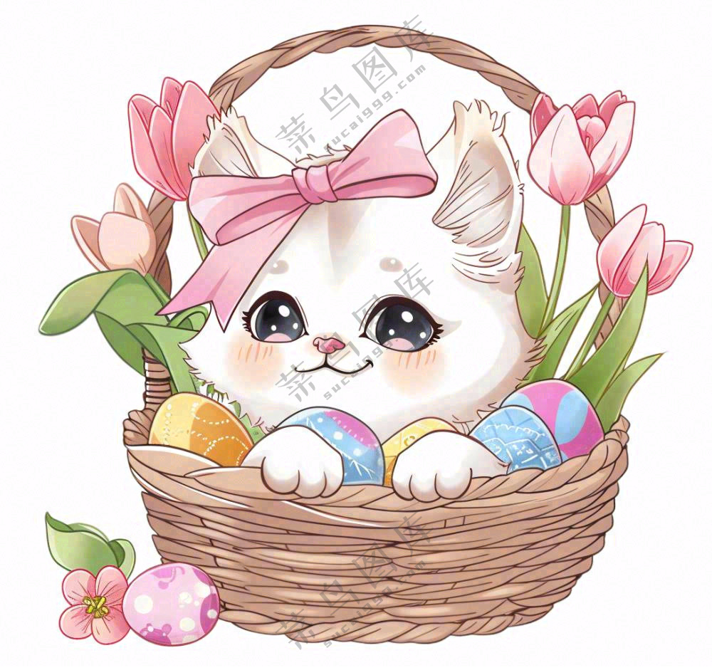 漂亮猫咪萌宠宠物卡通可爱动物免抠