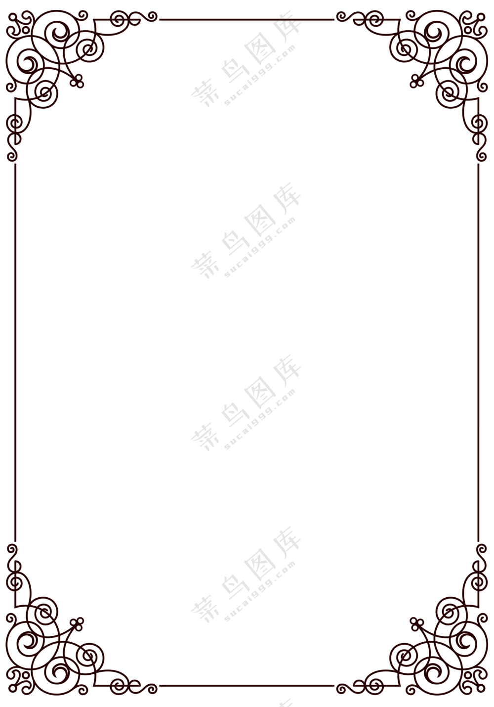 欧式花纹边框 (5)