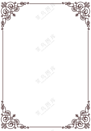 欧式花纹边框 (5)