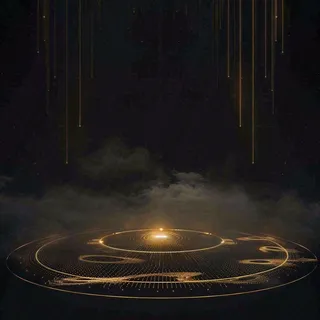 数码科技线光几何背景