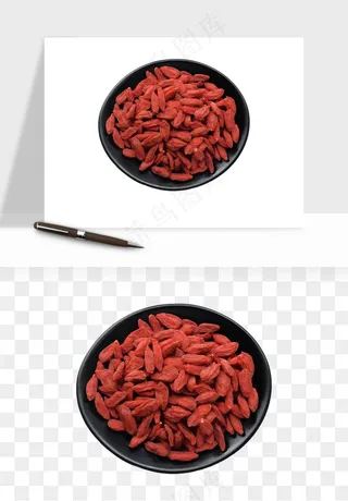 枸杞养生中药png免抠
