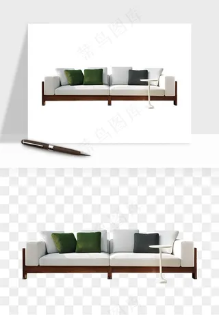 现代沙发家具png免抠