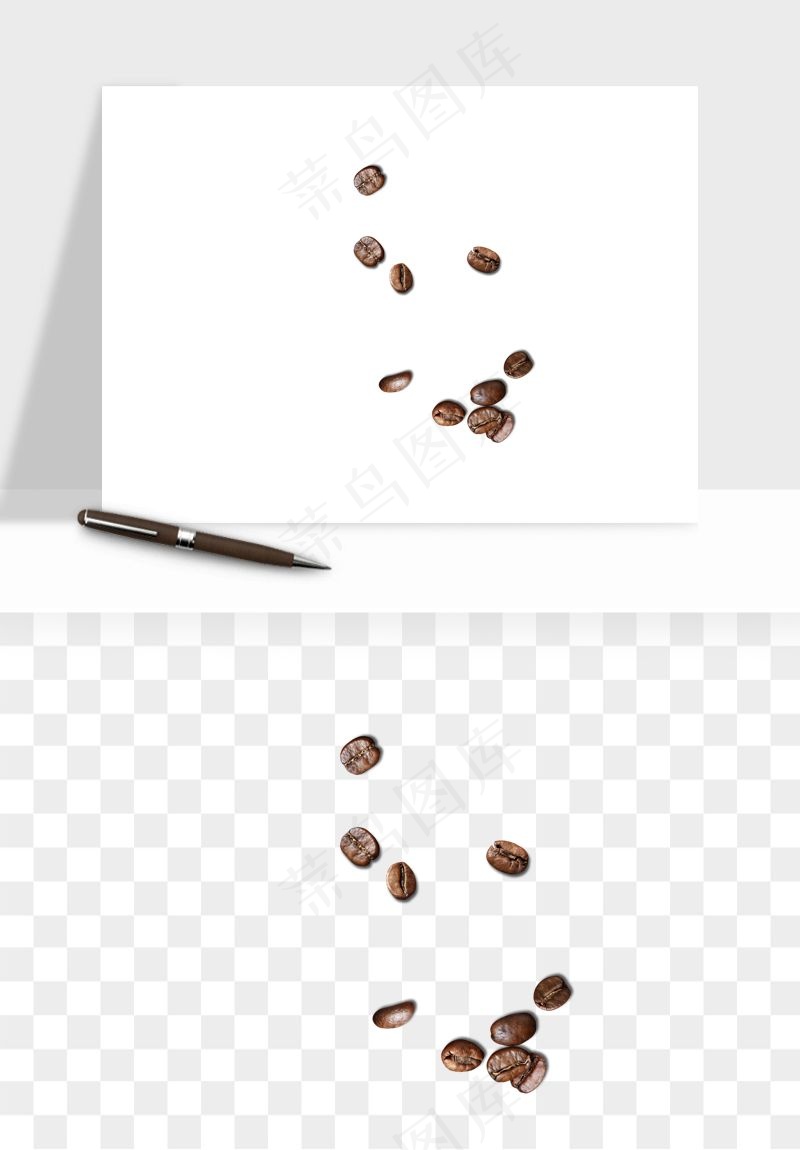 咖啡豆png免抠