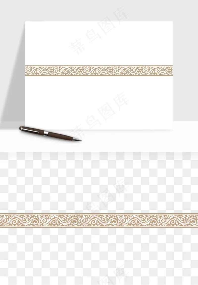 中式边框图案矢量png免抠