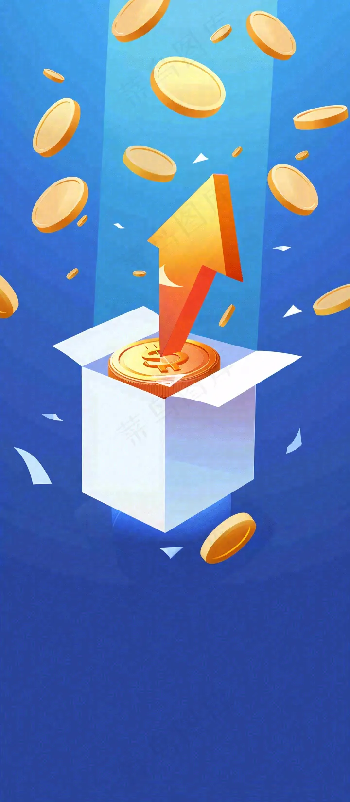 理财业务赚钱金融理财背景