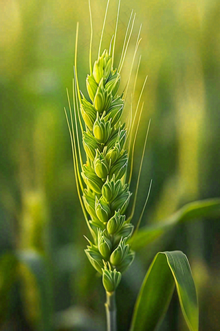 小麦麦田麦穗小满芒种摄影图