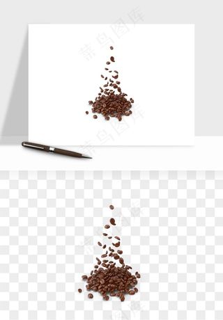 咖啡豆png免抠