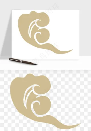 国潮祥云矢量png免抠