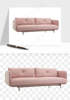 现代沙发家具png免抠