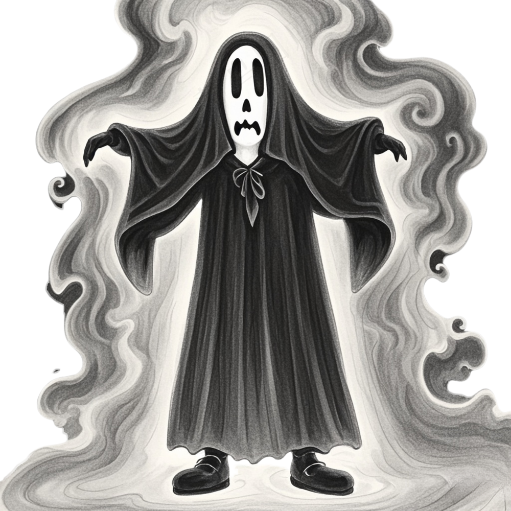 黑色   恐怖    死神   免抠图