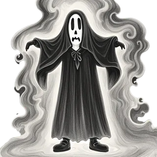 黑色   恐怖    死神   免抠图