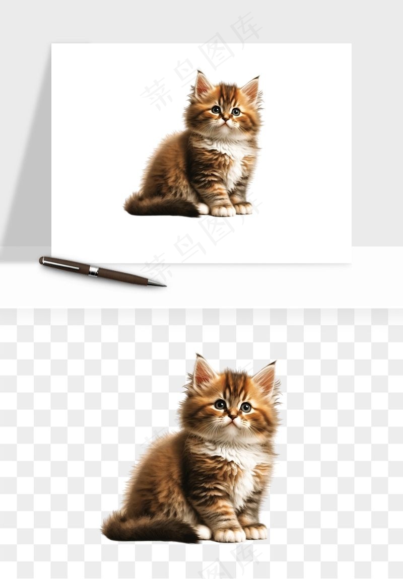 猫咪喵星人狗狗宠物元素png免抠