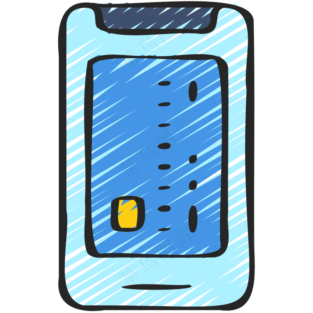 手机银行 铅笔手绘图标icon