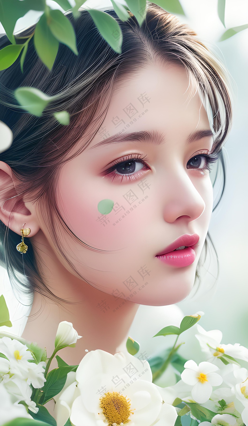 漂亮的女孩头像