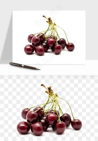 樱桃车厘子水果png免抠
