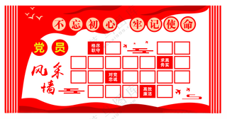 党员风采文化墙背景党员风采墙模范党员