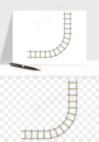 铁路轨道png免抠