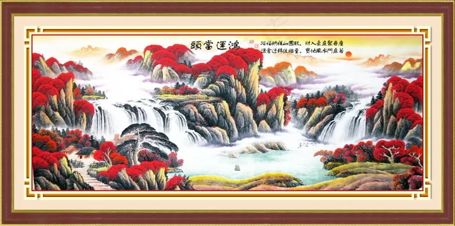 鸿运当头喷绘原图