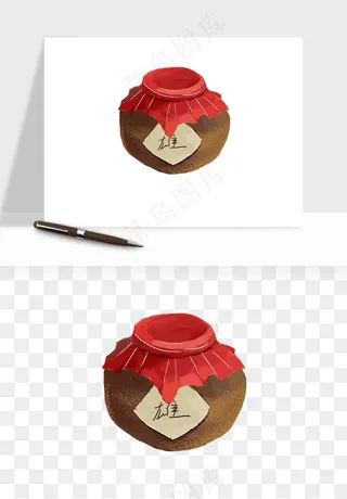 酒坛酒瓶酿酒酒缸png免抠