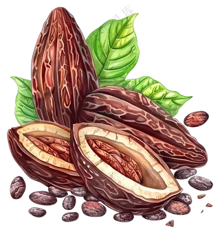 可可豆素材