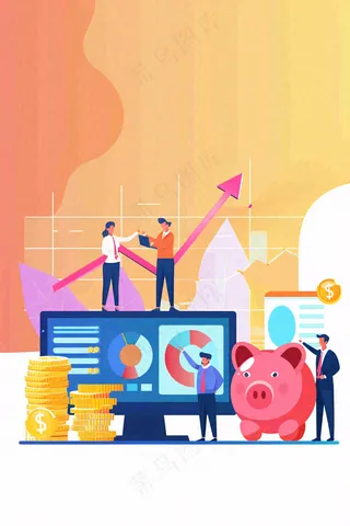 贷款业务借贷金融理财背景