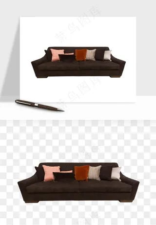 现代沙发家具png免抠