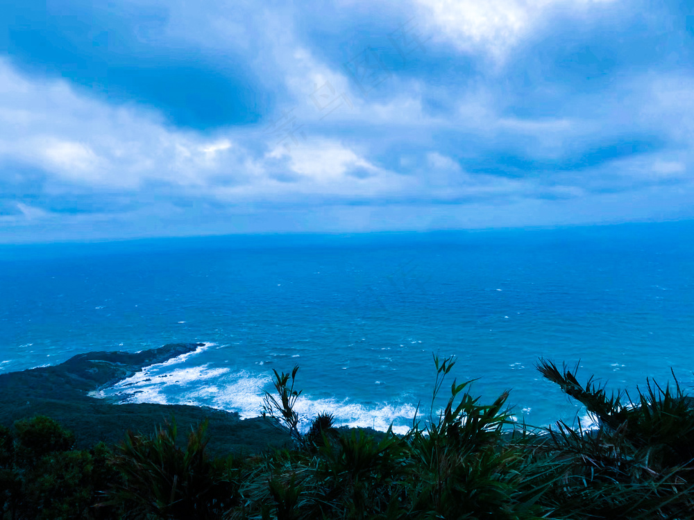 大海 海南 蓝天 白云