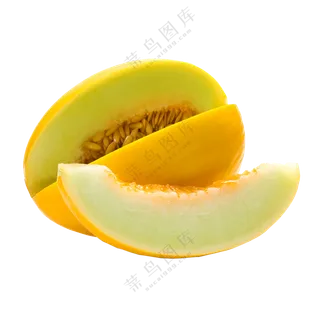 绵密细腻口感香瓜主题免抠图片素材
