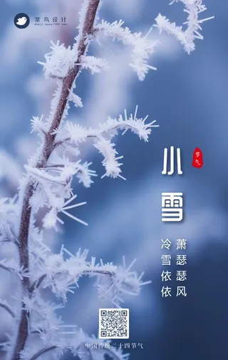 小雪手机海报
