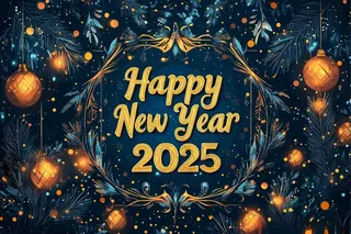 2025新年背景2025蛇年海报AI