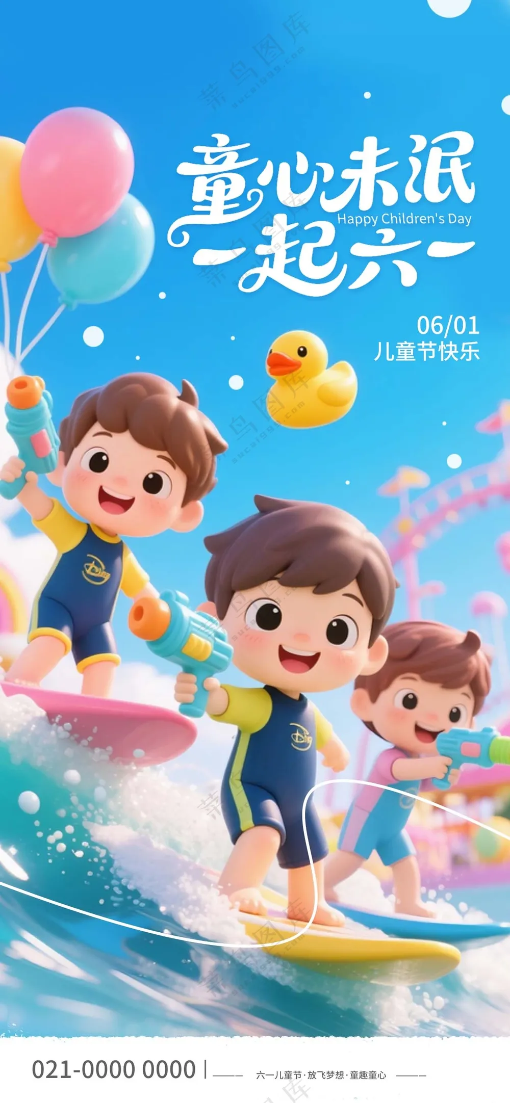六一儿童节创意海报 (45)