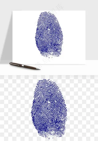 指纹手指纹路png免抠