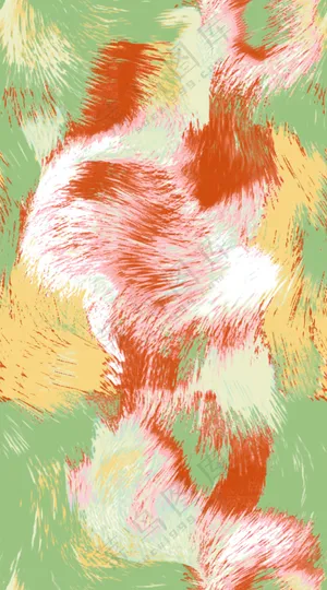 皮草连续数码印花图案