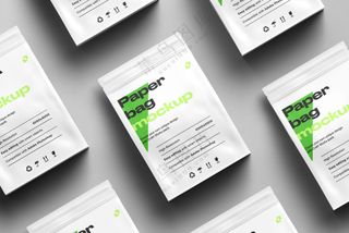 八边封塑料袋包装袋印刷效果图贴图样机食品自立袋样机-8