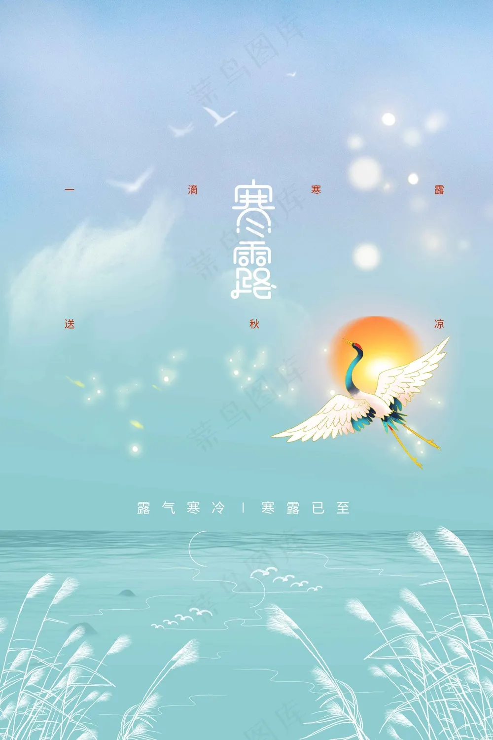 寒露节气传统活动宣传海报