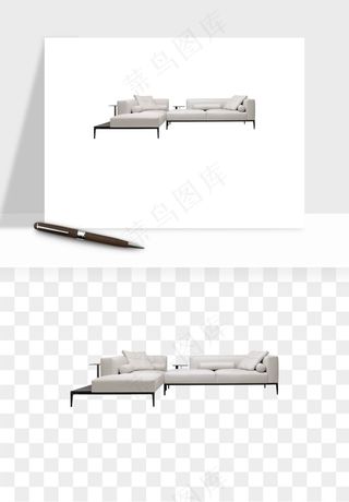 现代沙发家具png免抠