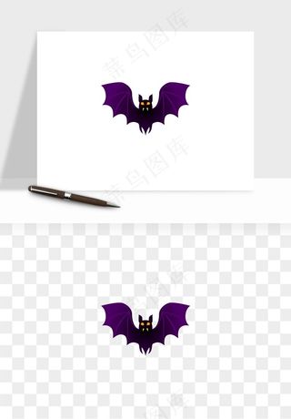 卡通蝙蝠png免抠